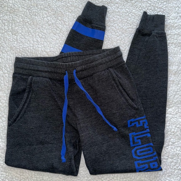 FL GATORS joggers dark heather grey blue UF Gator gear drawstring sweatpants XS - Picture 7 of 7